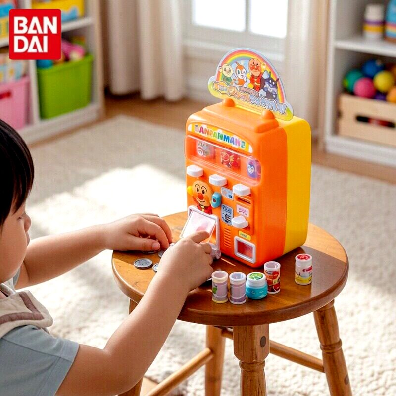 日本面包超人儿童饮料售卖机自动果汁贩卖机过家家玩具 2-5岁礼物