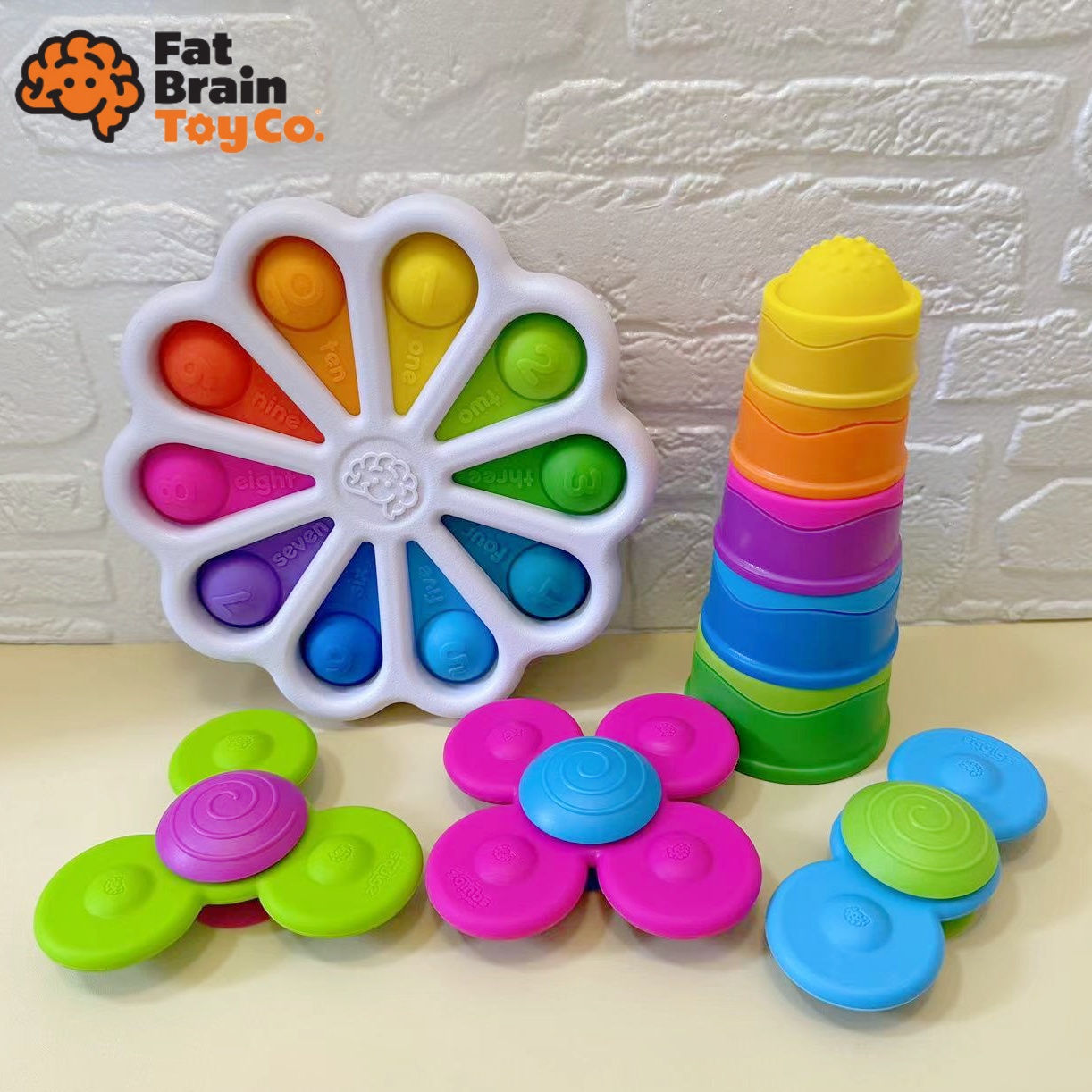 Fatbrain智库吸盘转转乐婴儿餐椅