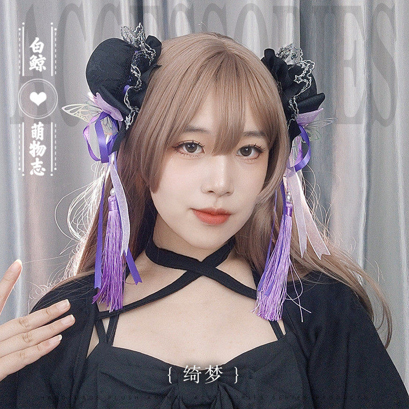 中华风流苏蕾丝发包发夹