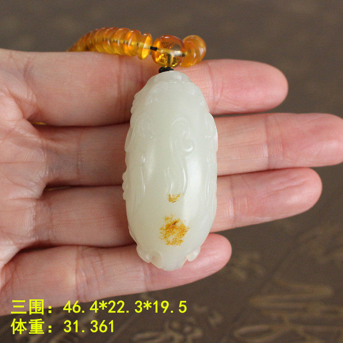 可遇不可求 和田玉羊脂白玉籽料貔貅挂件 朕&reg; 新疆和田玉