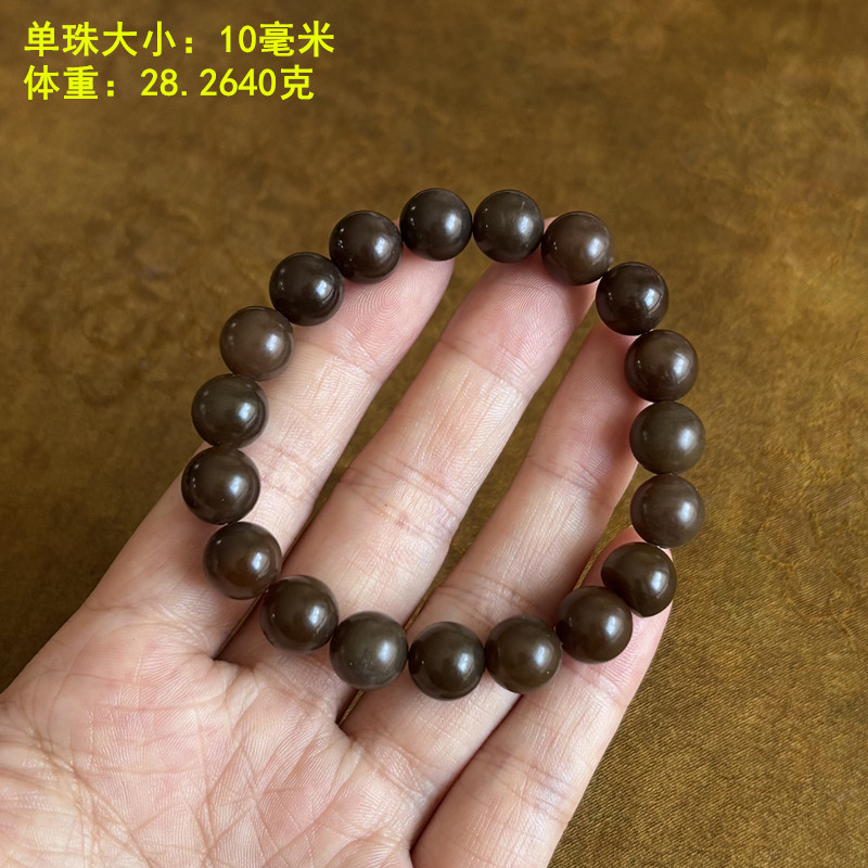 10毫米糖玉籽料圆珠手串