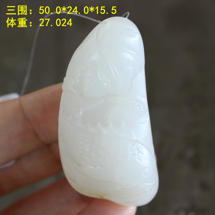 以克论价的品种羊脂白玉籽料