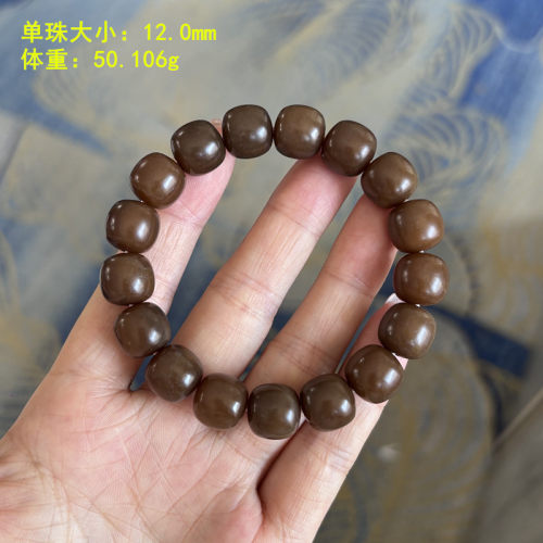 糖玉籽料12毫米老型珠手串