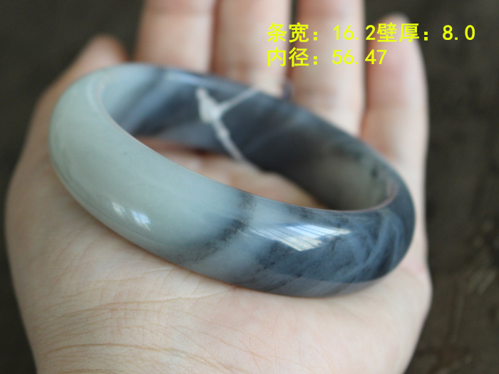 和田玉老熟特色青花籽料手镯