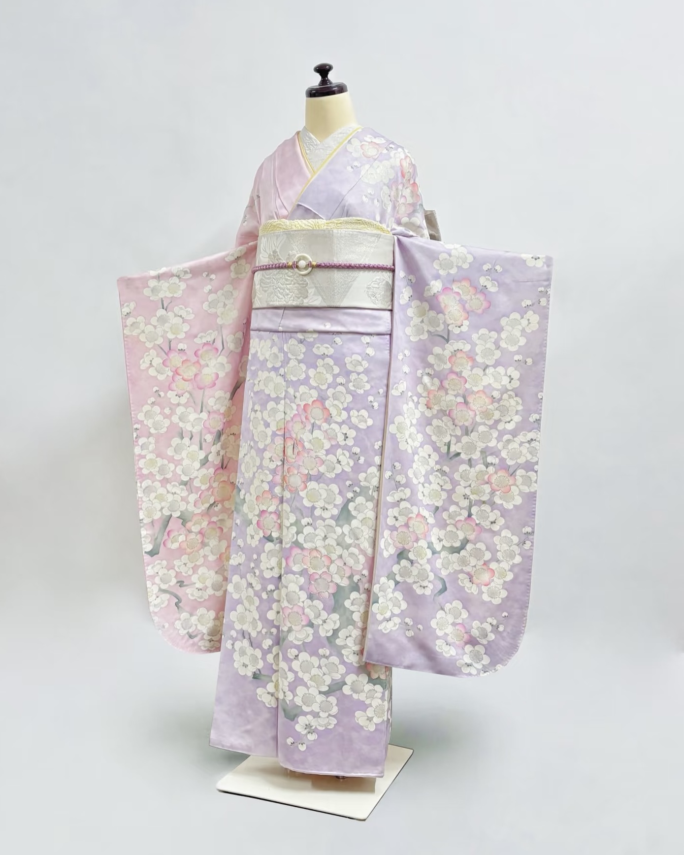 日本进口珍藏正统正绢高品质正宗和服中古振袖微瑕疵特价