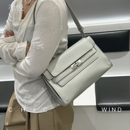 CHICWIND2026新款轻奢牛皮凯莉包