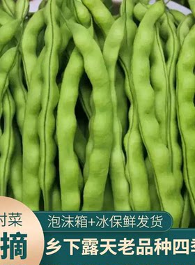 新鲜四季豆农家时令蔬菜重庆芸豆扁豆农家当季1斤2斤5斤四川豆角