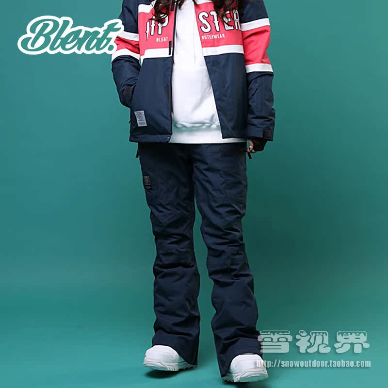 [Snow horizon] 1819 the republic of korea BLENT High-end ski pants men and women Korean Edition Veneer Trousers 04 Deep bluein the Outdoor/Mountaineer/Camping/Travel Goods , Outdoor clothing , Ski suits , Ski pants  category - from Buy2taobao.com to provide professional Taobao agent buy service