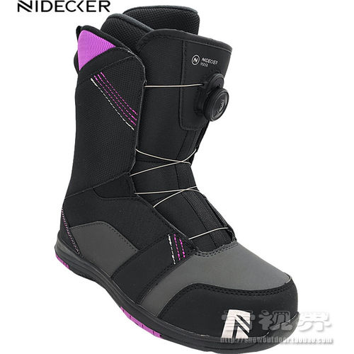雪视界瑞士Nidecker Maya女士滑雪鞋 单板钢丝扣BOA女生雪靴