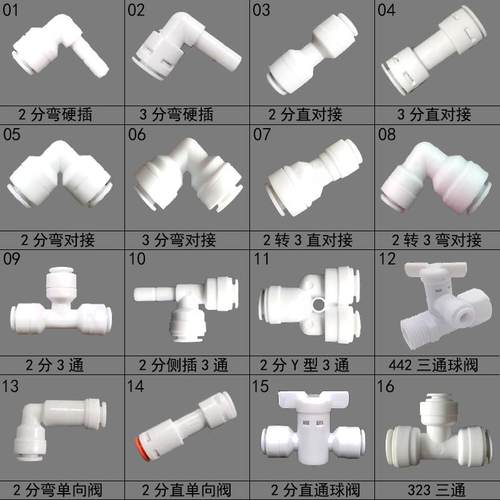 单向阀2分快速接头净水器接头