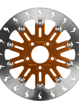 适用于哈雷软尾旅行11.8寸小五孔刹车盘121滑翔CVO