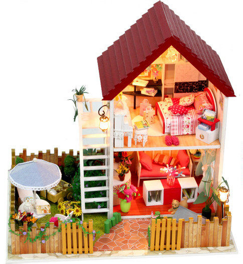 成品礼物diy小屋手工拼装别墅