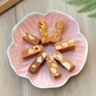 林饼记焦糖海盐杏仁坚果太妃糖果咖啡糖酥脆硬糖网红手工零食独立