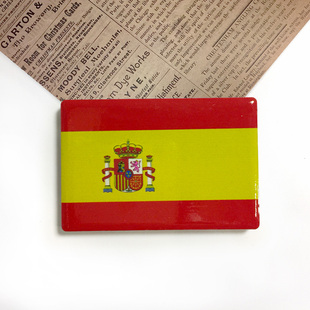 西班牙国旗文创冰箱贴磁贴旅游纪念品3d立体家居装饰品伴手礼