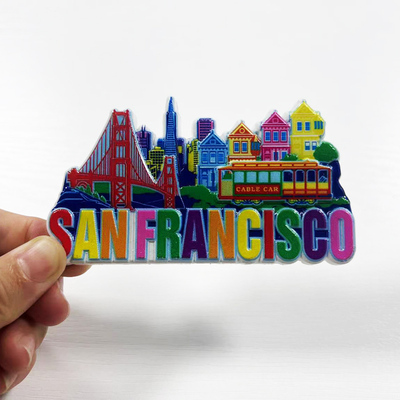 旧金山手工彩绘精致磁贴冰箱贴