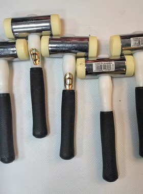 原装英国雷神THOR橡胶白色尼龙柄尼龙胶锤11-716铜皮锤50mm安装锤