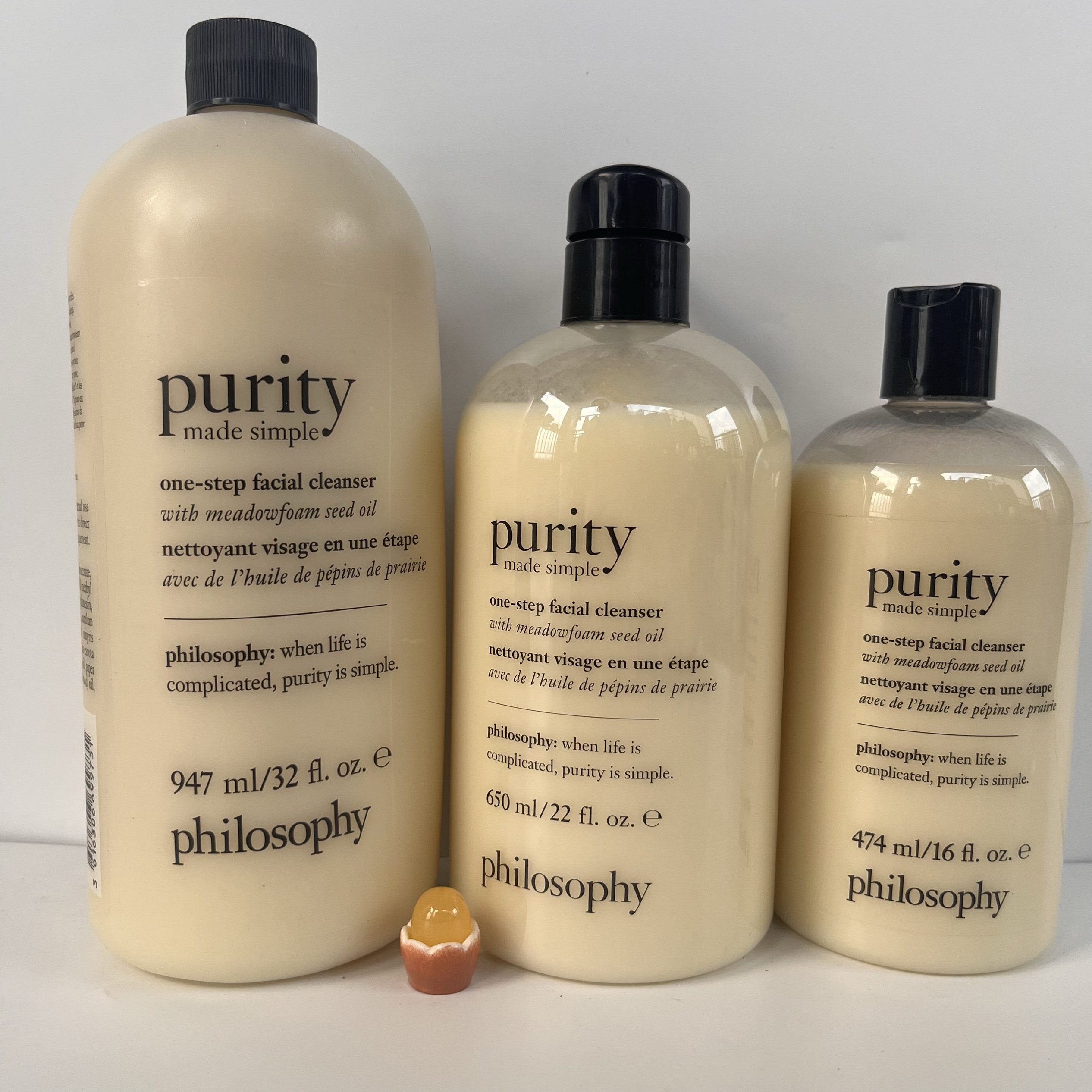 海淘现货美版自然肌肤哲理一步到位三合一洁面洗面奶947ml/474ml
