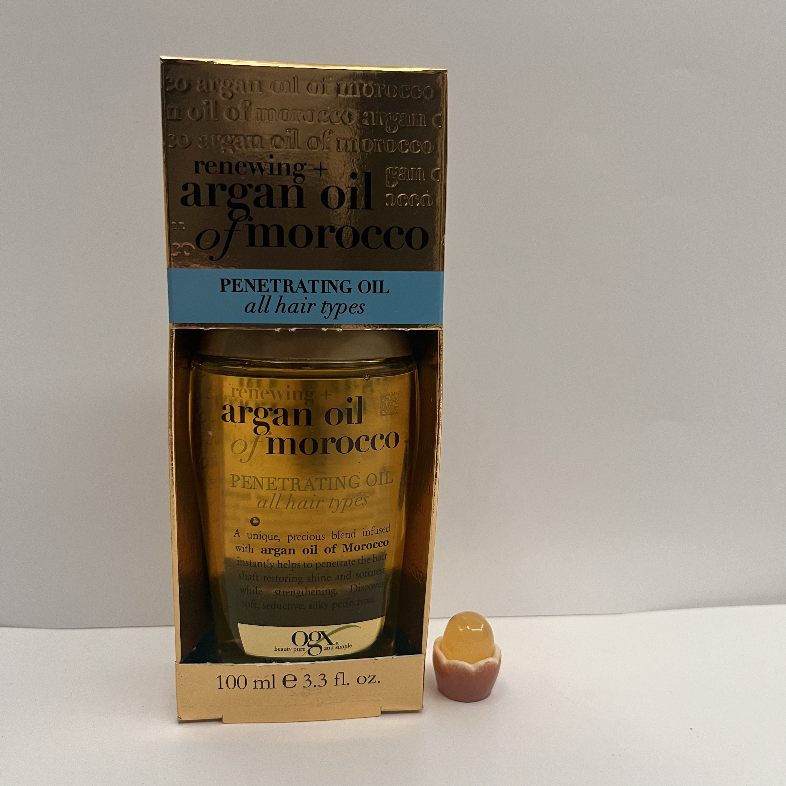 海淘现货美版OGX摩洛哥坚果油护发精油修复干枯护发毛躁柔顺100ml