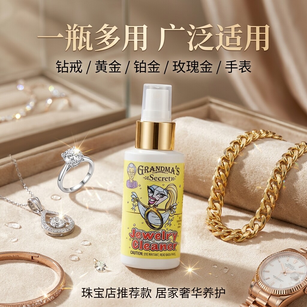 美国进口老奶奶的秘密首饰清洗剂