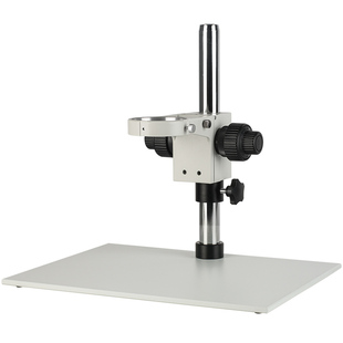 包邮 大平台立体显微镜支架 镜头孔径76mm 配微调托架精度0.002mm