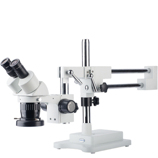 包邮 双目立体显微镜20 40X手机维修显微镜工业检测显微镜LED光源
