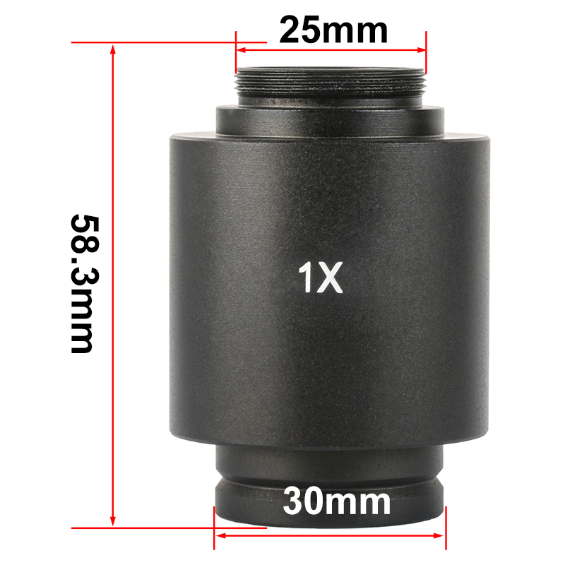 三目显微镜专用1X相机接口