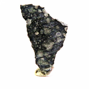 意大利Vigarano碳质球粒CV3珍稀陨石切片标本收藏品 陨石集芳