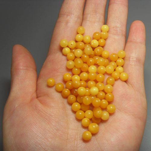 职业琥珀手天然琥珀蜜蜡圆珠