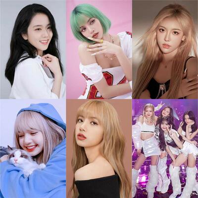 blackpink海报墙贴Lisa贴纸Jennie金智妮Jisoo朴彩英rose超大壁纸