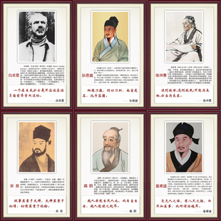 医学家华佗扁鹊张仲景钟南山白求恩学校医院名人名言海报装饰挂画