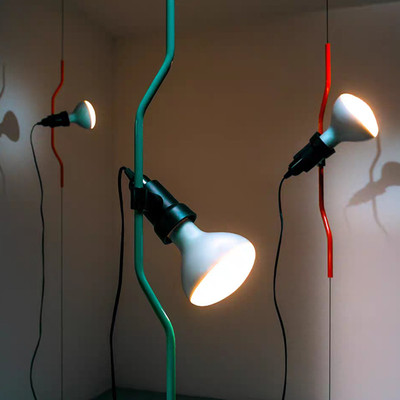 意大利FlosParentesi现代简约悬挂客厅卧室可调节工业风落地吊灯