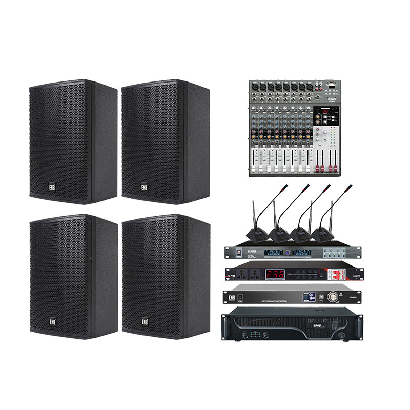 ENBNU系列10寸12寸专业全频音响200平方会议音箱套装视频会议扩音