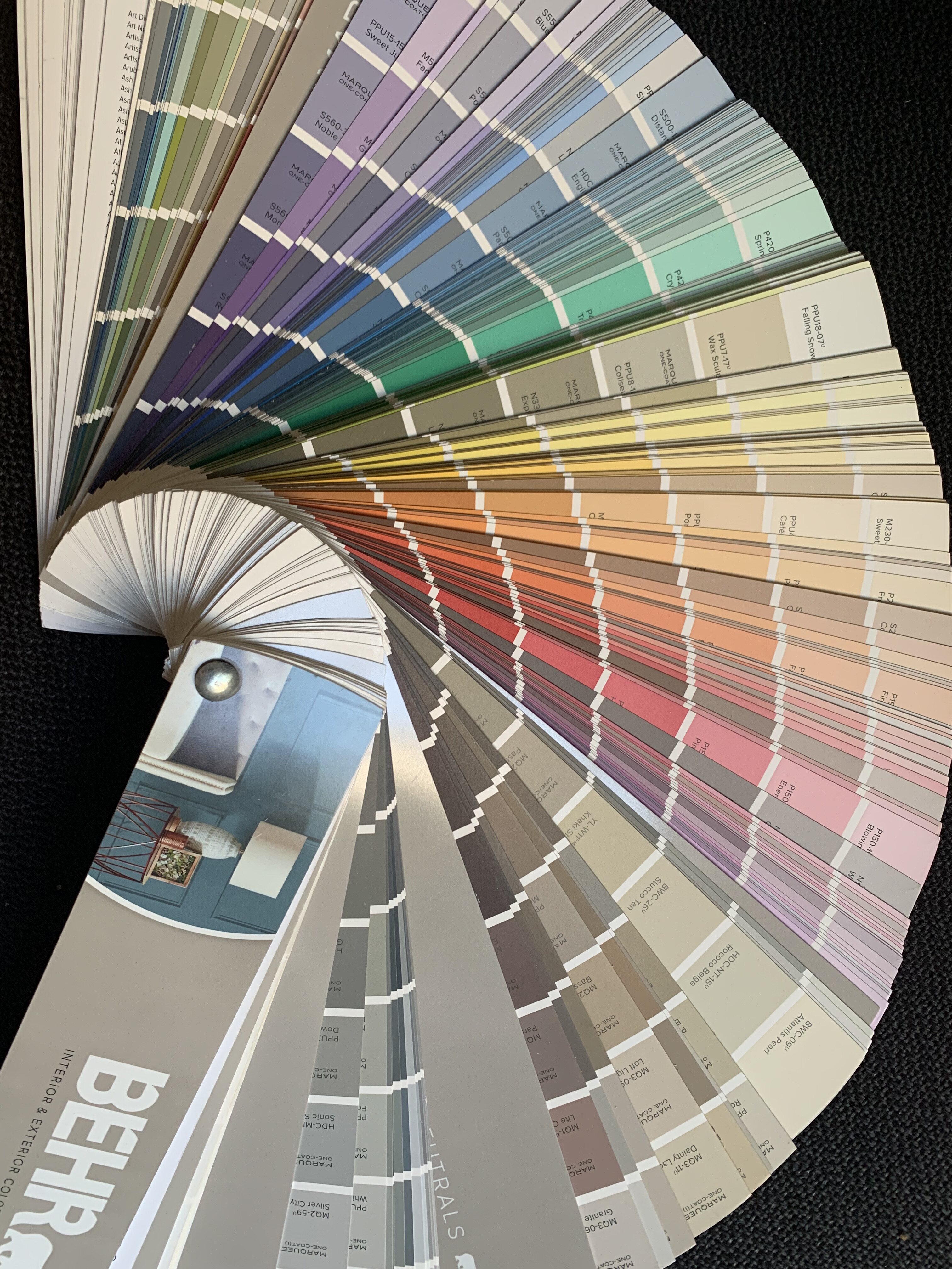 美国原装进口百色熊色卡乳胶漆家装进口涂料租借色卡.