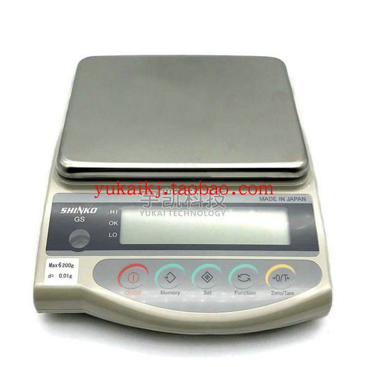 日本新光SHINKO GS2202高精度电子天平 2200g/0.01g电子天平称