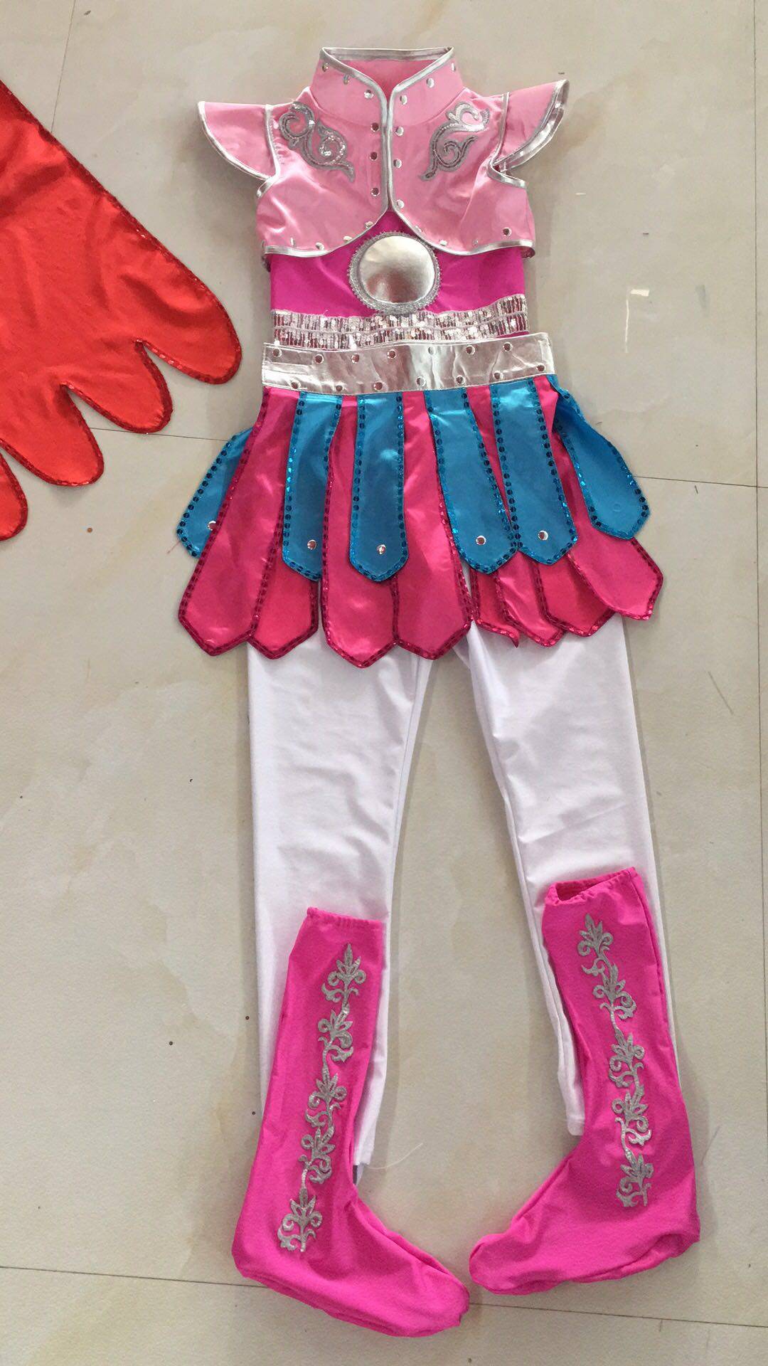 儿童舞台表演服装定制小英雄戏曲