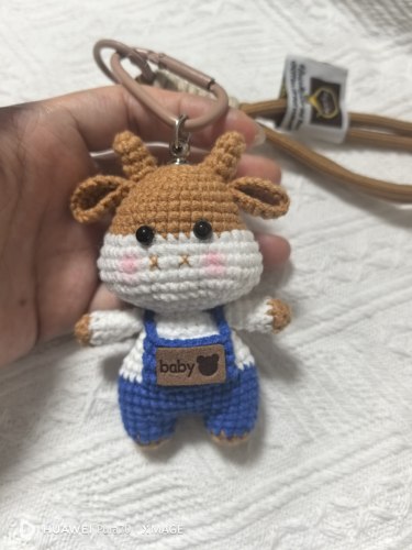 [成品发货]手工钩织十二生肖小牛挂件 包包挂件钥匙扣 儿童节礼物