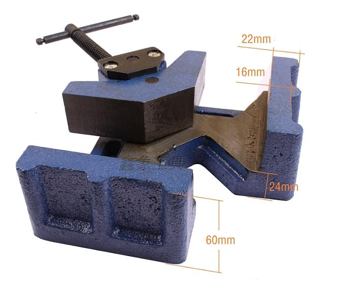 right angle welding clamp
