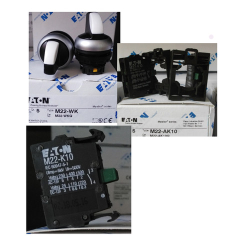 M22-WK/K20二档自复位选择开关