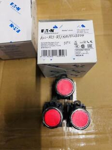K01 EATON伊顿穆勒A22 RLT LED24红色带灯复位按钮带灯按钮