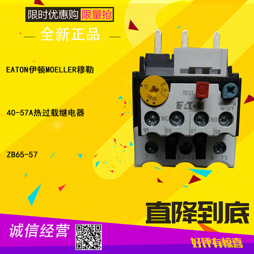 ZB65-57热过载继电器40-57A