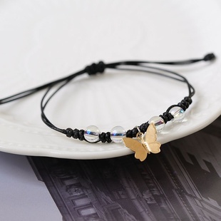 2026时尚 钛钢蝴蝶手链女潮流仙气古风手饰中国风 热销文艺新中式