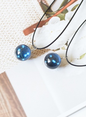 2026时尚夜光12星座项链女韩版简约学生森系清新锁骨链ins颈链吊