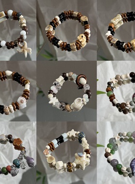 2026时尚马卡龙色系大象陶瓷手串女年度新款小众设计甜美百搭闺蜜