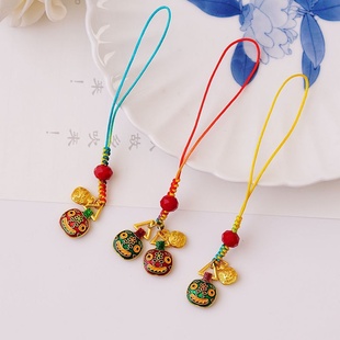 包挂钥匙扣u盘防 吉祥好运吞金兽手机小挂件饰品 2026时尚 2024新款