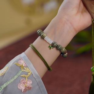 手串 文艺民族风轻奢潮时尚 2026时尚 国风创意节节高升手链女新中式