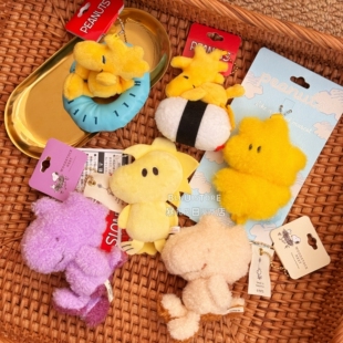 现货 日本限定史努比周边糊涂塌客小鸟挂件新年礼物可爱包包挂饰