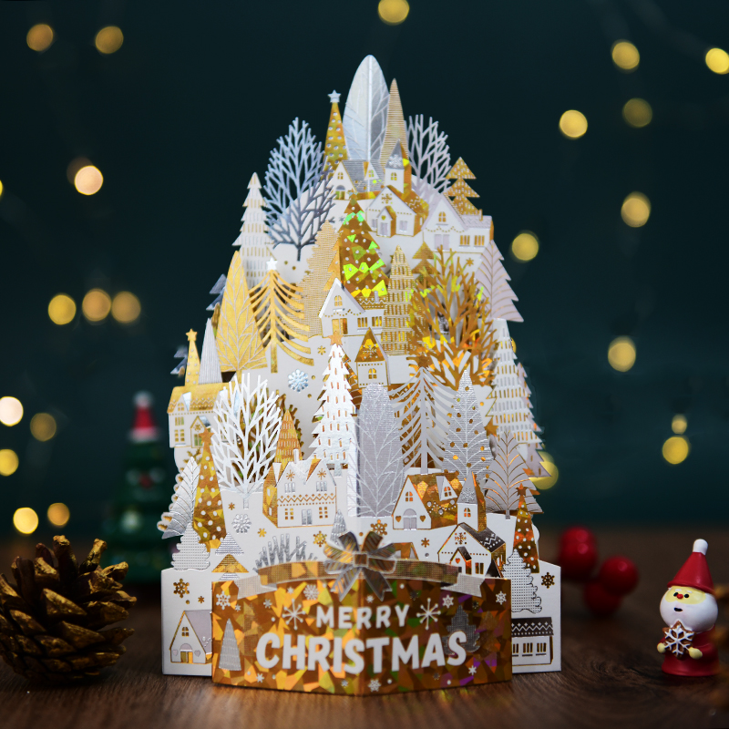 卡小姐创意欧式圣诞城堡平安夜