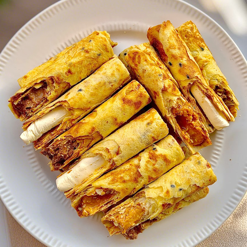 心头爱！柴米食记海盐花生蛋卷牛轧奶酥网红小吃蛋卷饼干小零食