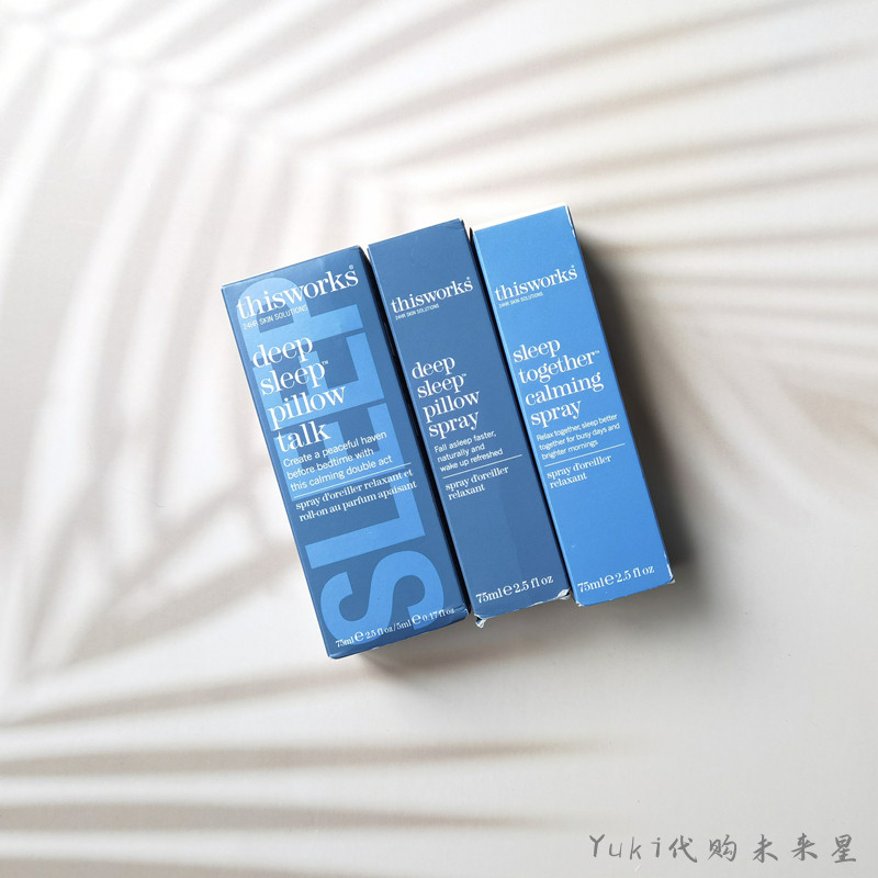 英国海淘 this works 薰衣草安神深度睡眠喷雾 75ml 成人适用