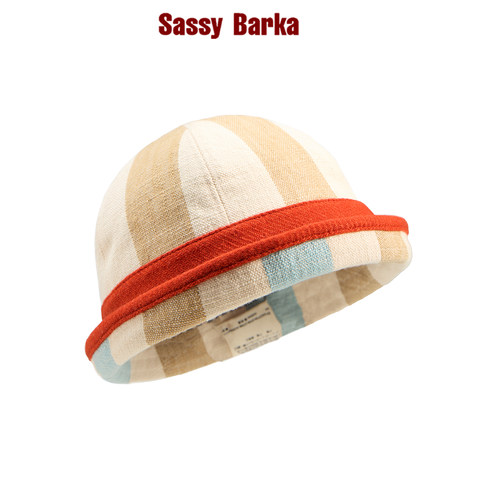 SassyBarka圆顶美拉德复古帽春夏